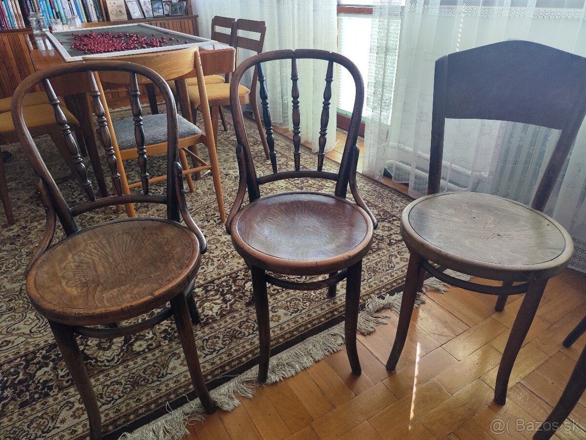 Predám 5 starých stoličiek - 7