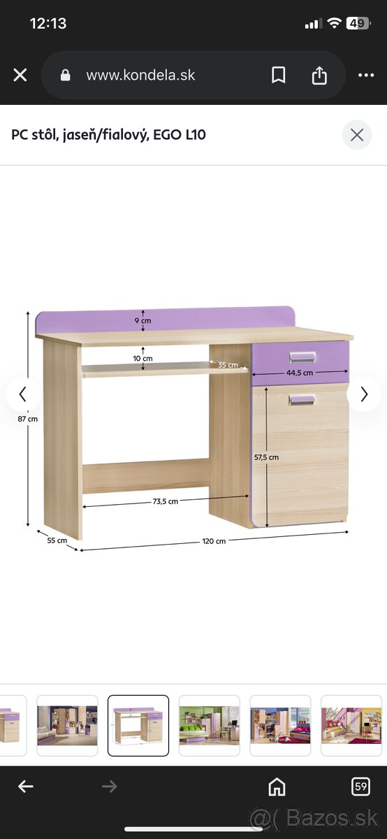 Detský/ študentský nábytok - 7