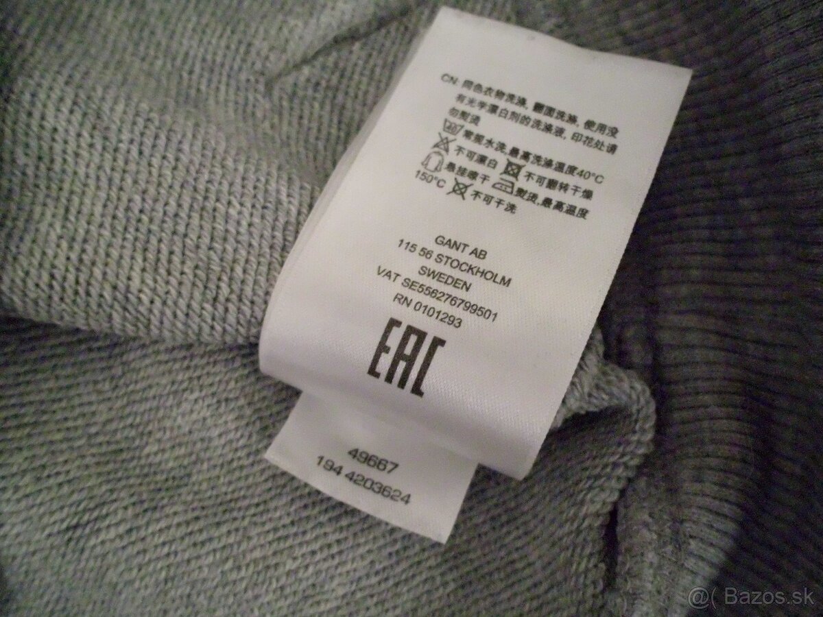 Gant dámska mikina sivá M - 7