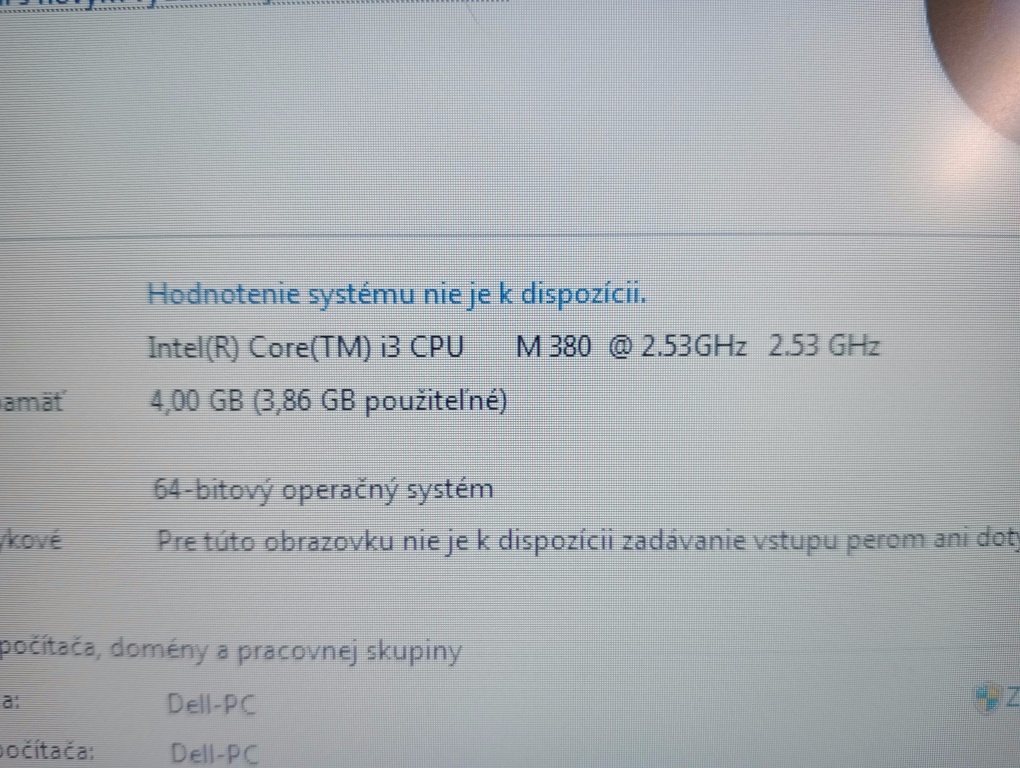 predám na diely notebooky DELL - 7
