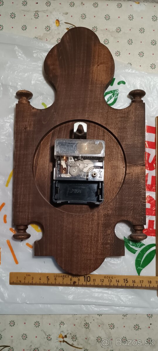Retro drevene hodiny - 7