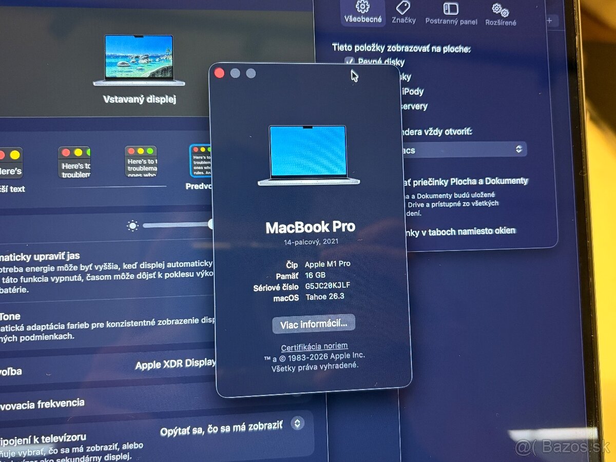 MacBook Pro 14” (2021) M1, 16 GB + obal - 7