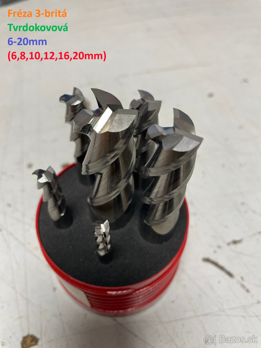 Predám sady stopkových fréz KOBALT a TVRDOKOV - 7