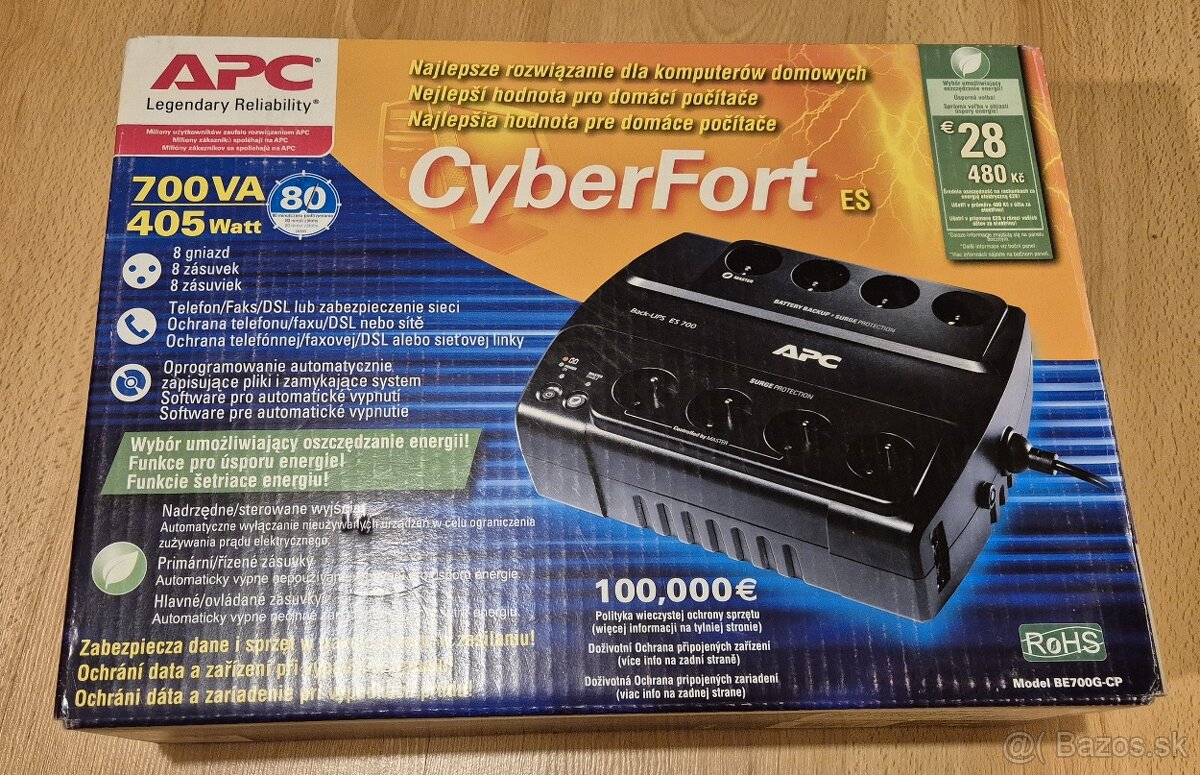 Záložný zdroj APC Back-UPS ES 700 .... 2ks - 7