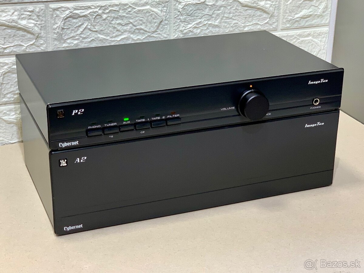 Cybernet A2 .. koncový zosilovač + Cybernet P2 predzosilovac - 7