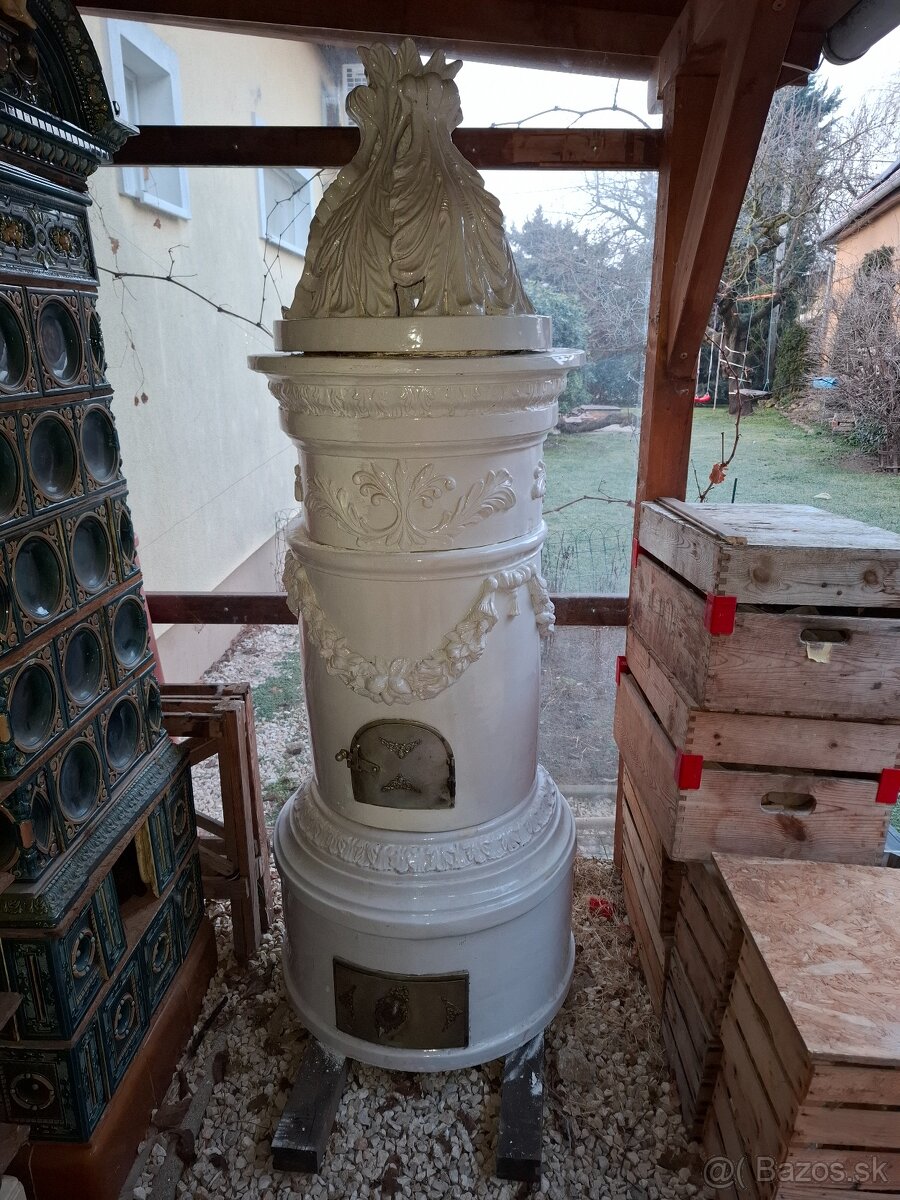 Kachlova pec starozitná - 7