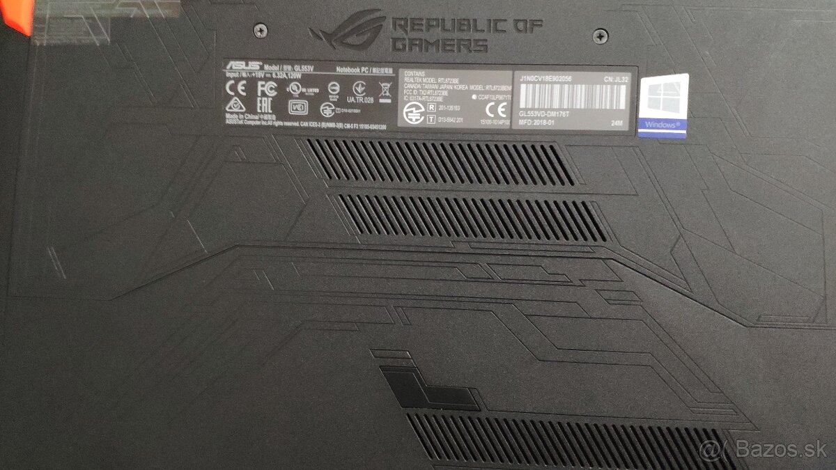 notebook ASUS ROG STRIX - 7