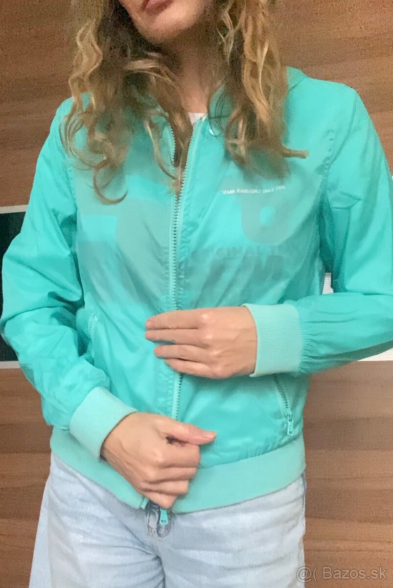 Nová dámska tyrkysová bundička Semir - 7