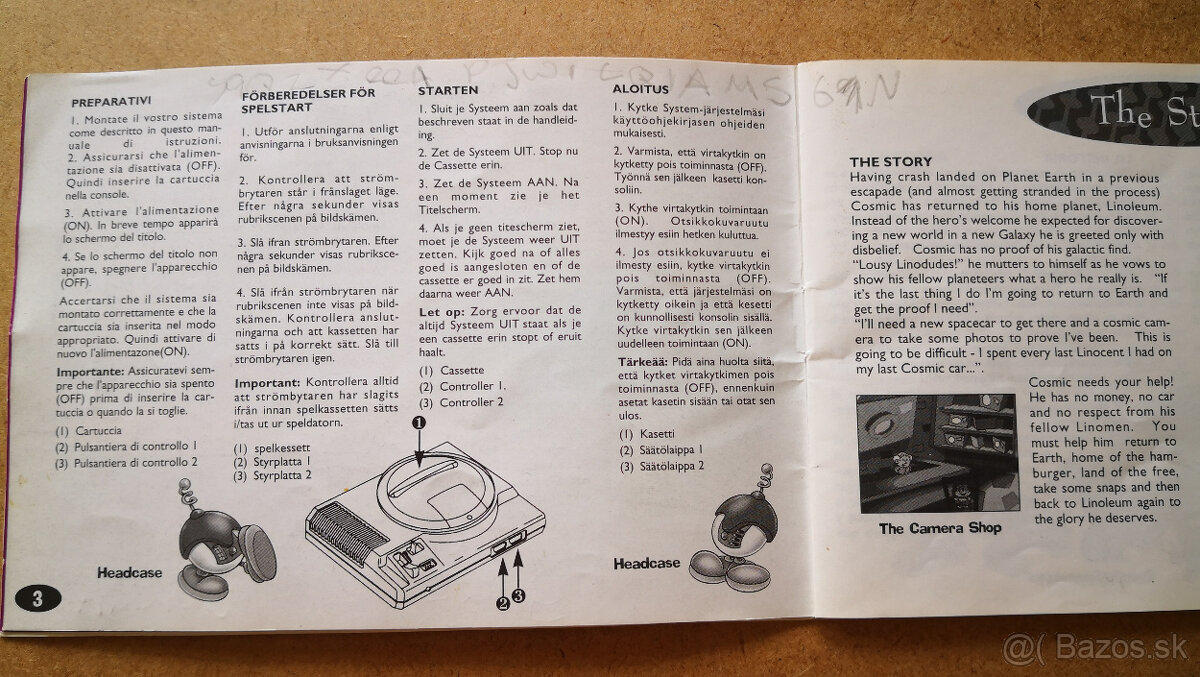 SEGA Megadrive hra - Cosmic Spacehead (1993) - 7