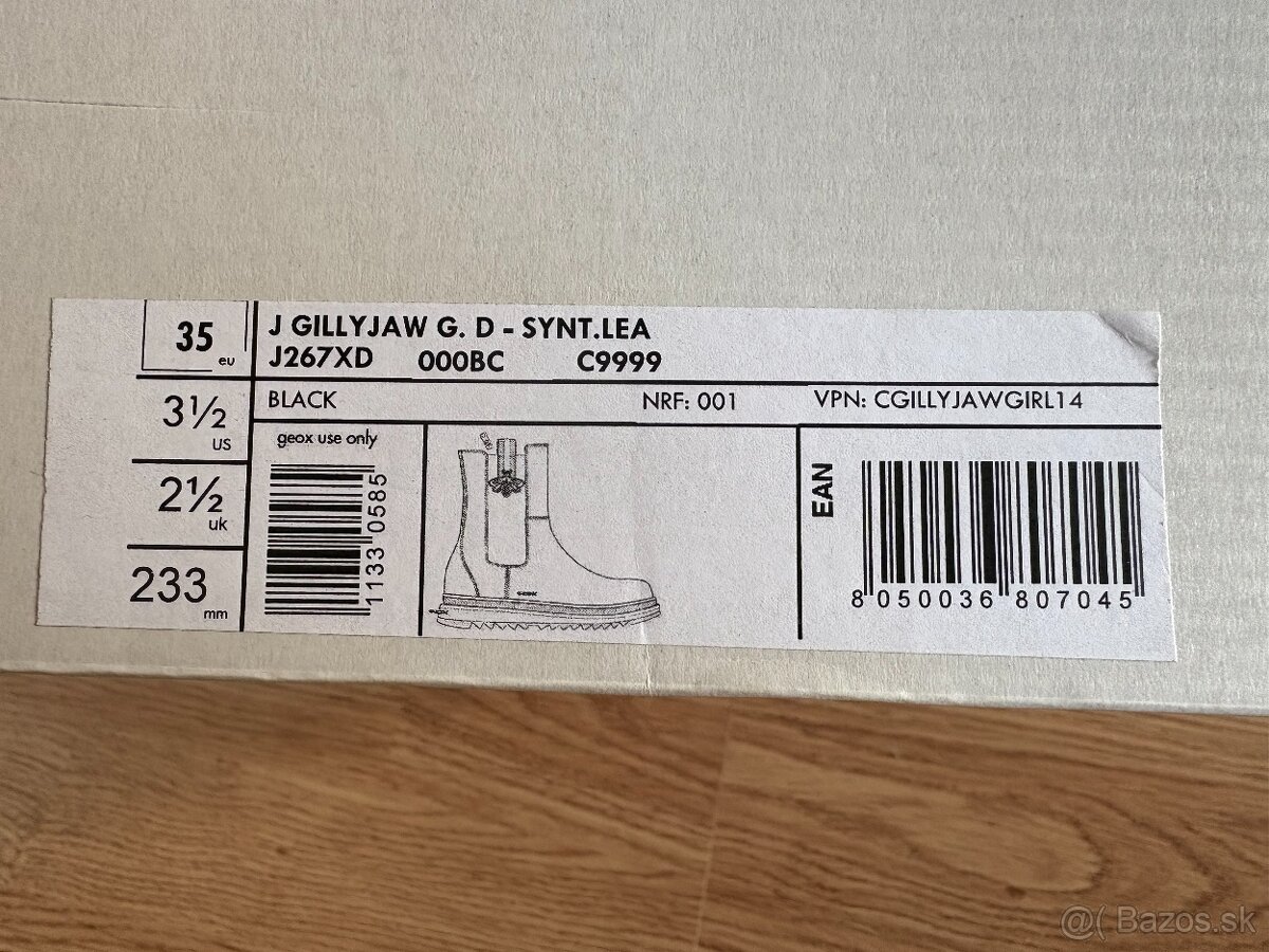 Detske cizmy GEOX 35 - 7