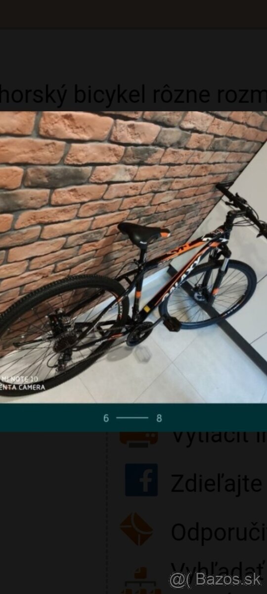 Predám nový horský bicykel - 7