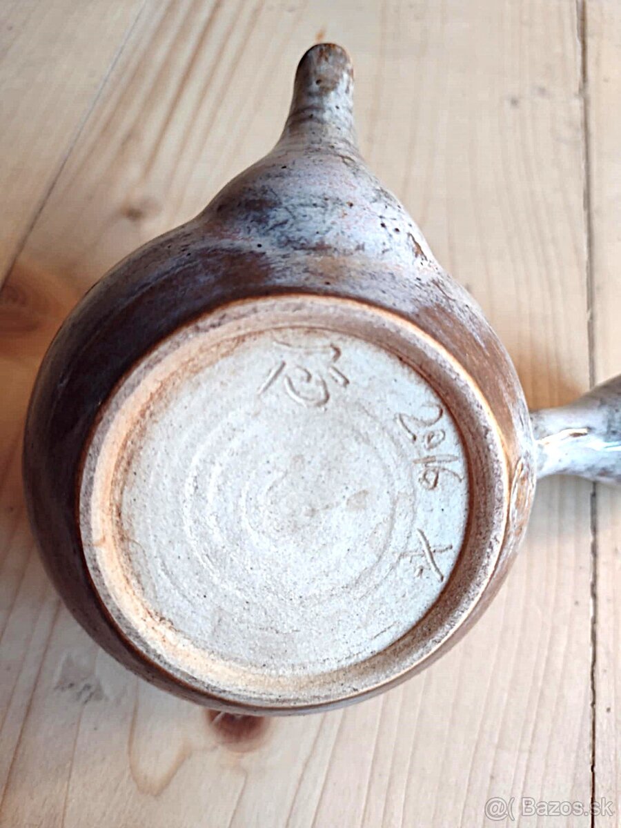 PREDAM KRASNU CESKU KERAMIKU – KYUSU, SET CAJNIK + SALKY - 7