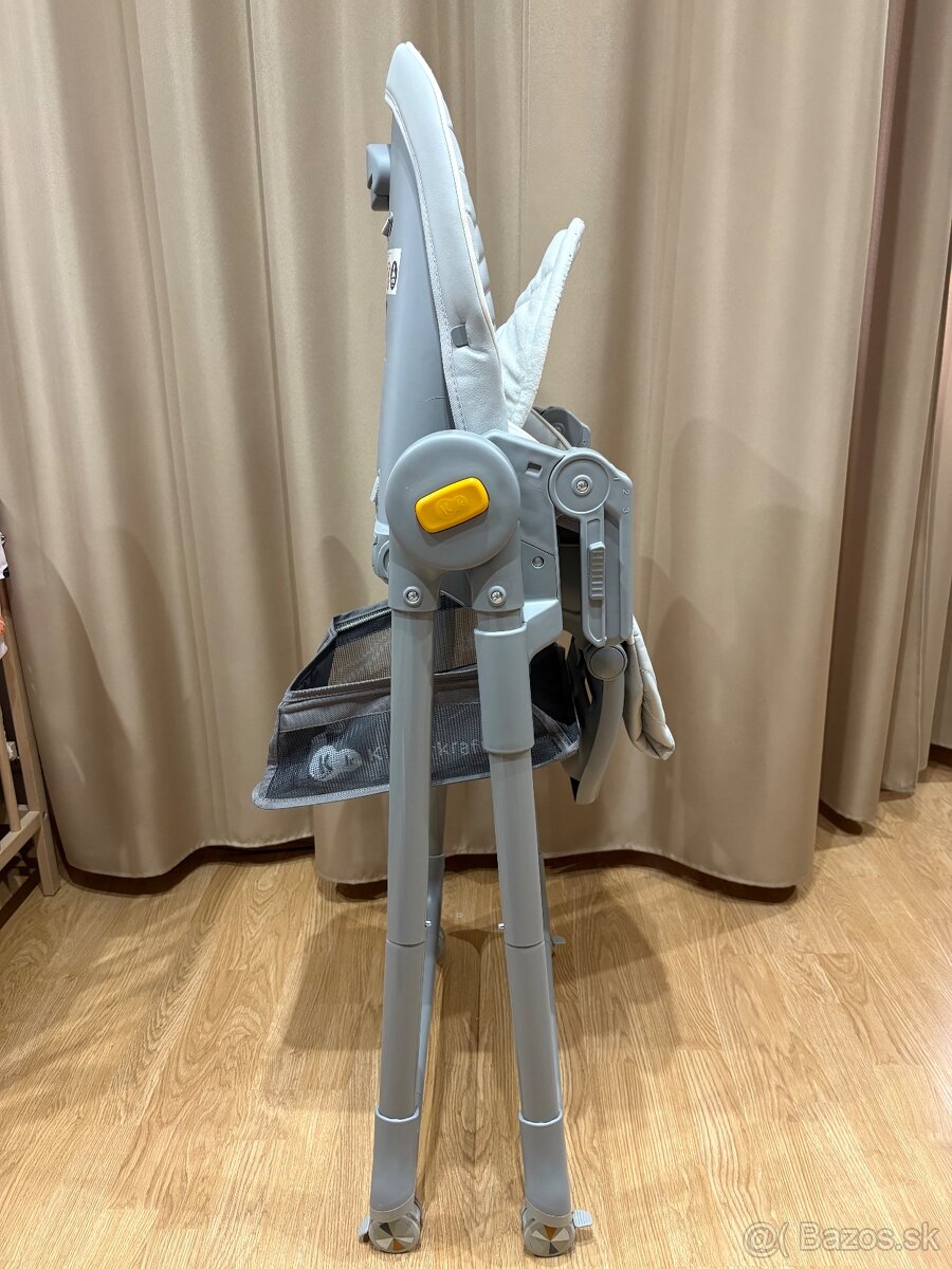 KINDERKRAFT SELECT Jedálenská stolička,Lastree Grey, Premium - 7