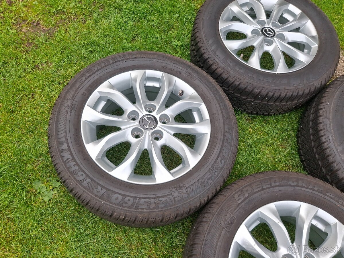 16" ALU 5x 114,3 /MAZDA,..orig/ zimné 215/60 r16 + TPMS - 7
