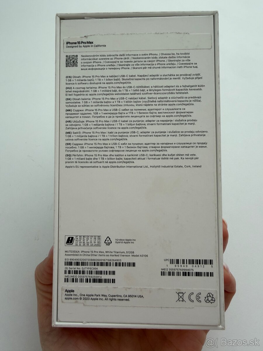 Iphone 15 Pri Max 512GB white titanium - 7