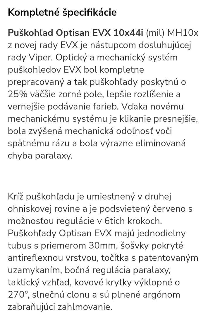 Optisan EVX - 7