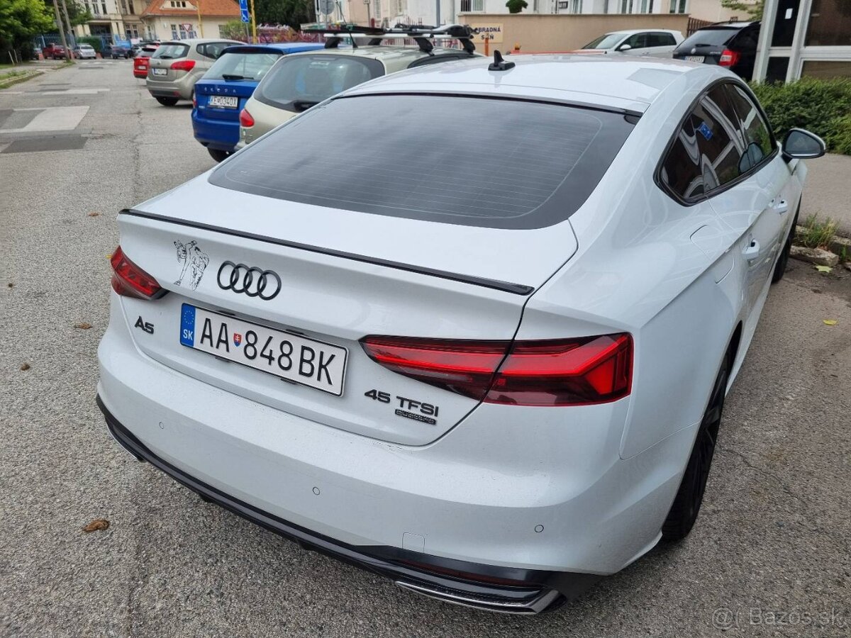 AUDI A5 S5 RS5 B9 spoiler kridlo lipo lipko na kufor - 7