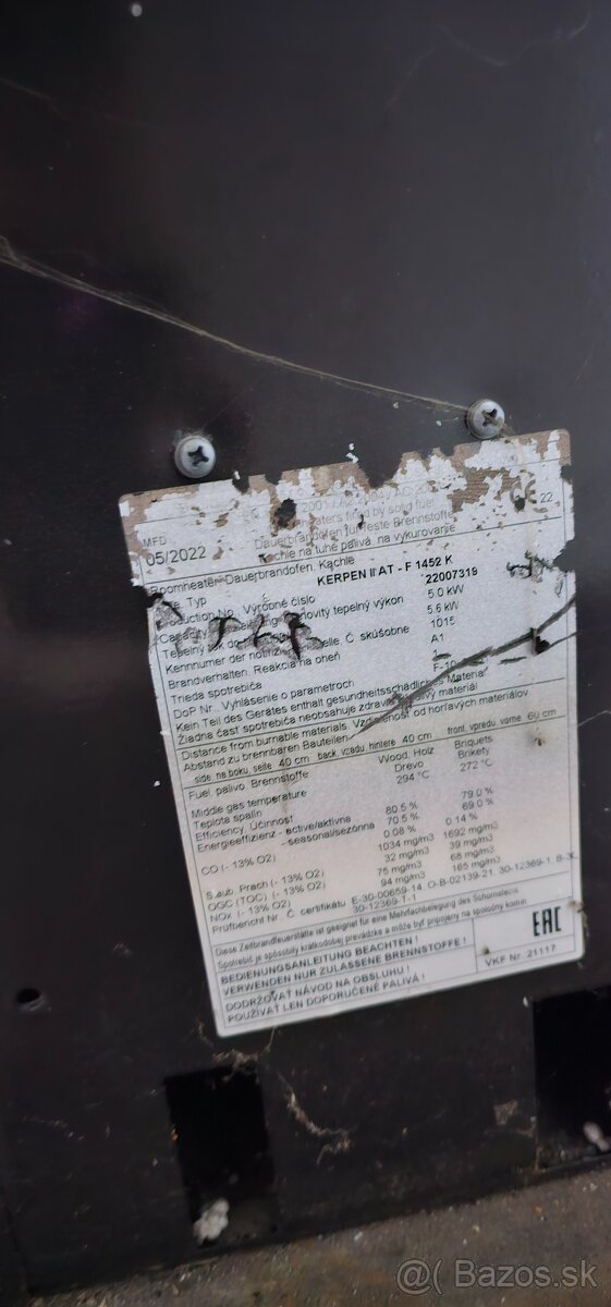 Predam kachle Kerpen Thorma II 5KW - 7