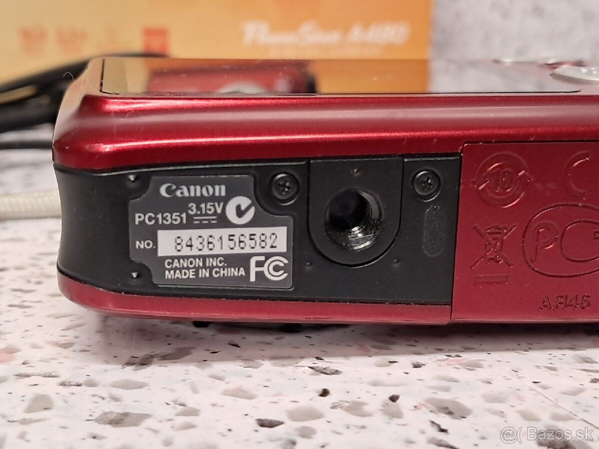 Fotoaparát Canon PowerShot A480 + BOX / na diely / opravu - 7