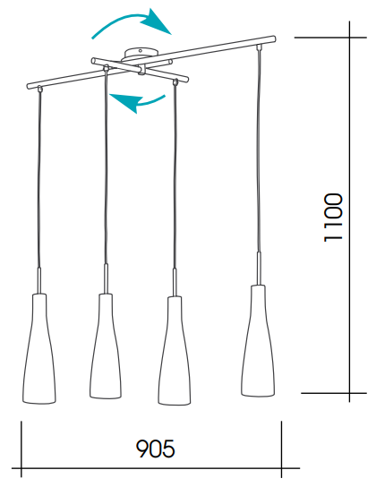 Luster do jedálne alebo obývačky - 7