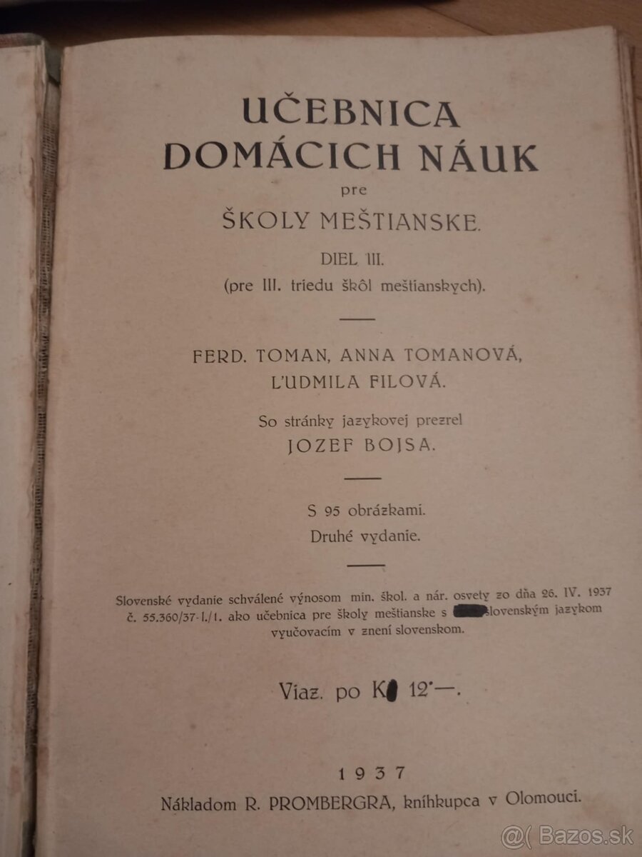Staré školské učebnice (1892–1937) – originály pre zberateľo - 7