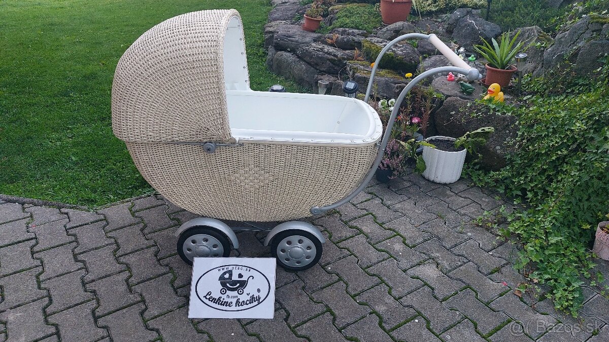 Starozitny kocik pre bábätko - 7