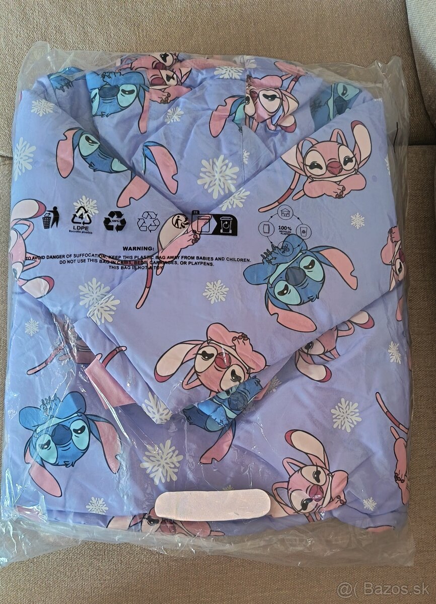 Detská zimná puffer bunda Stitch - 7