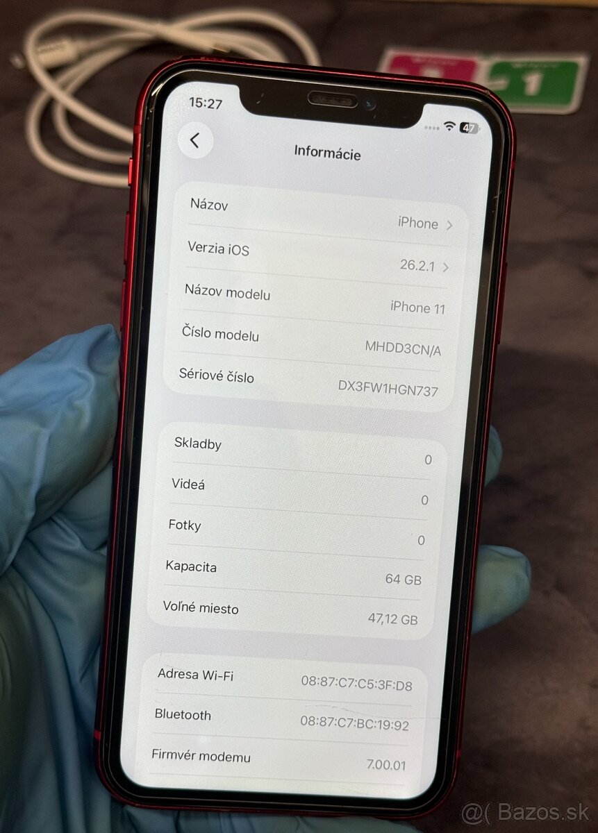 Apple iPhone 11 64 GB Product Red / nová batéria - 7