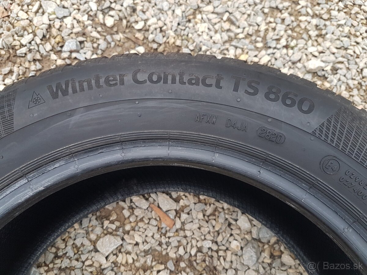 205/60 r16 zimné pneumatiky 2ks Continental DOT2020 - 7