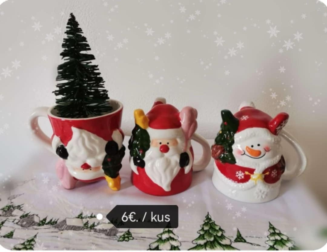 Vianočné dekorácie na stôl s 1 sviečkou - 7