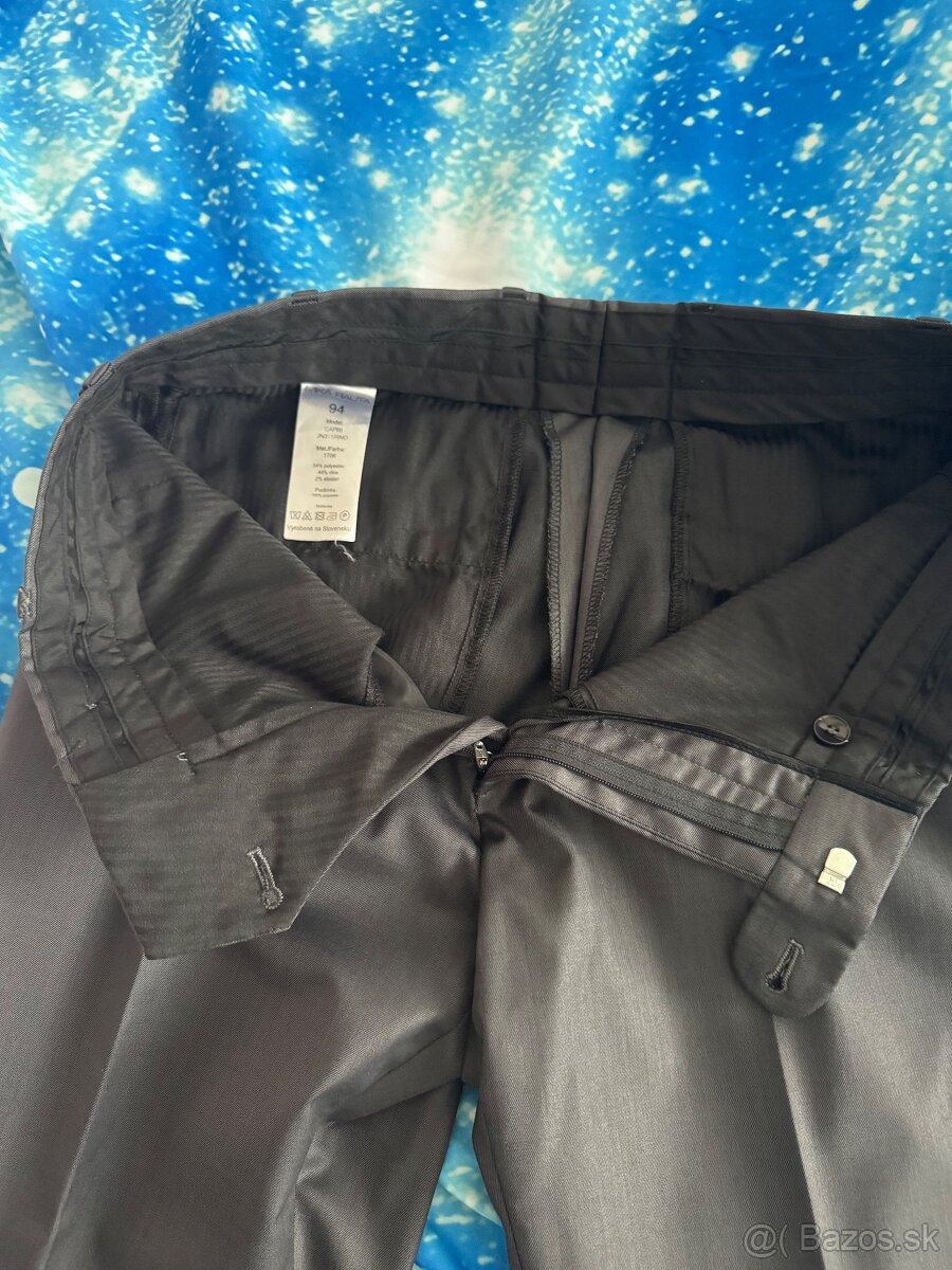 Pánsky sivý oblek - 7