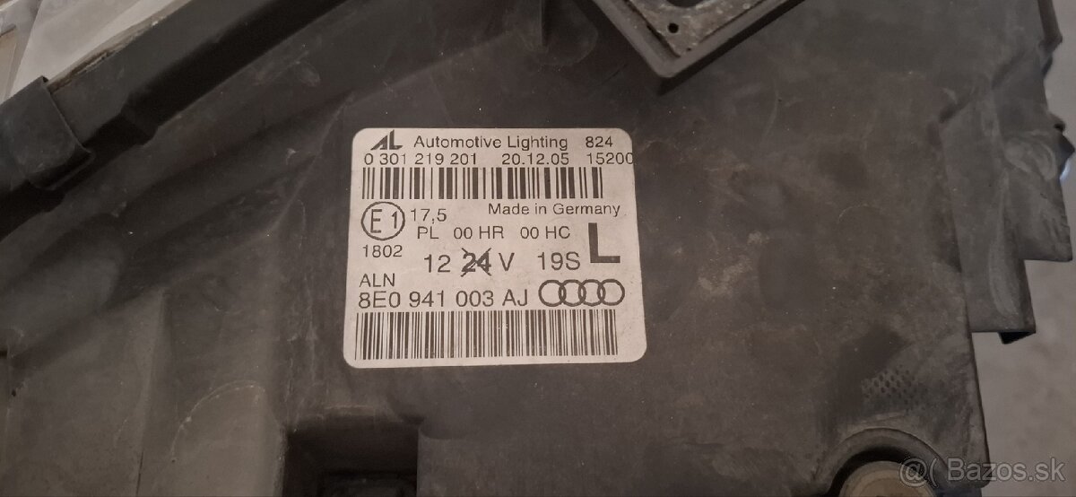 Predné svetlá Audi A4 B7 2004 - 2008 - 7