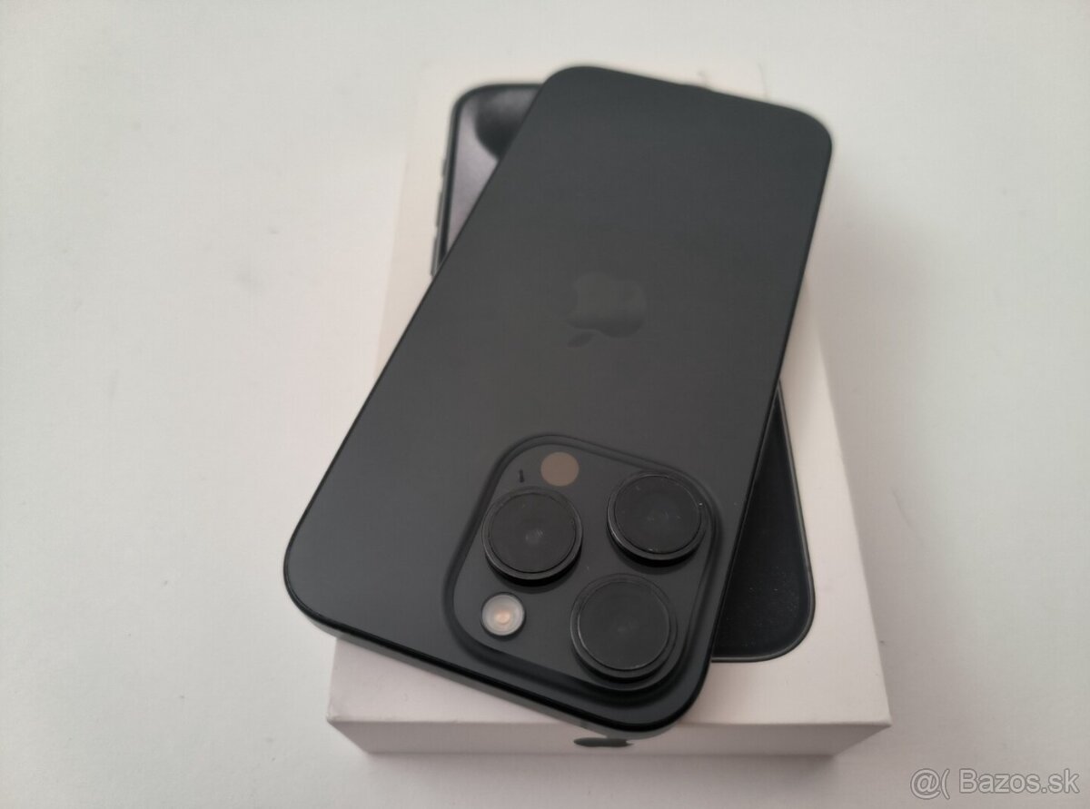 apple iphone 15 PRO MAX 256gb Black Titanium / Batéria 86% - 7