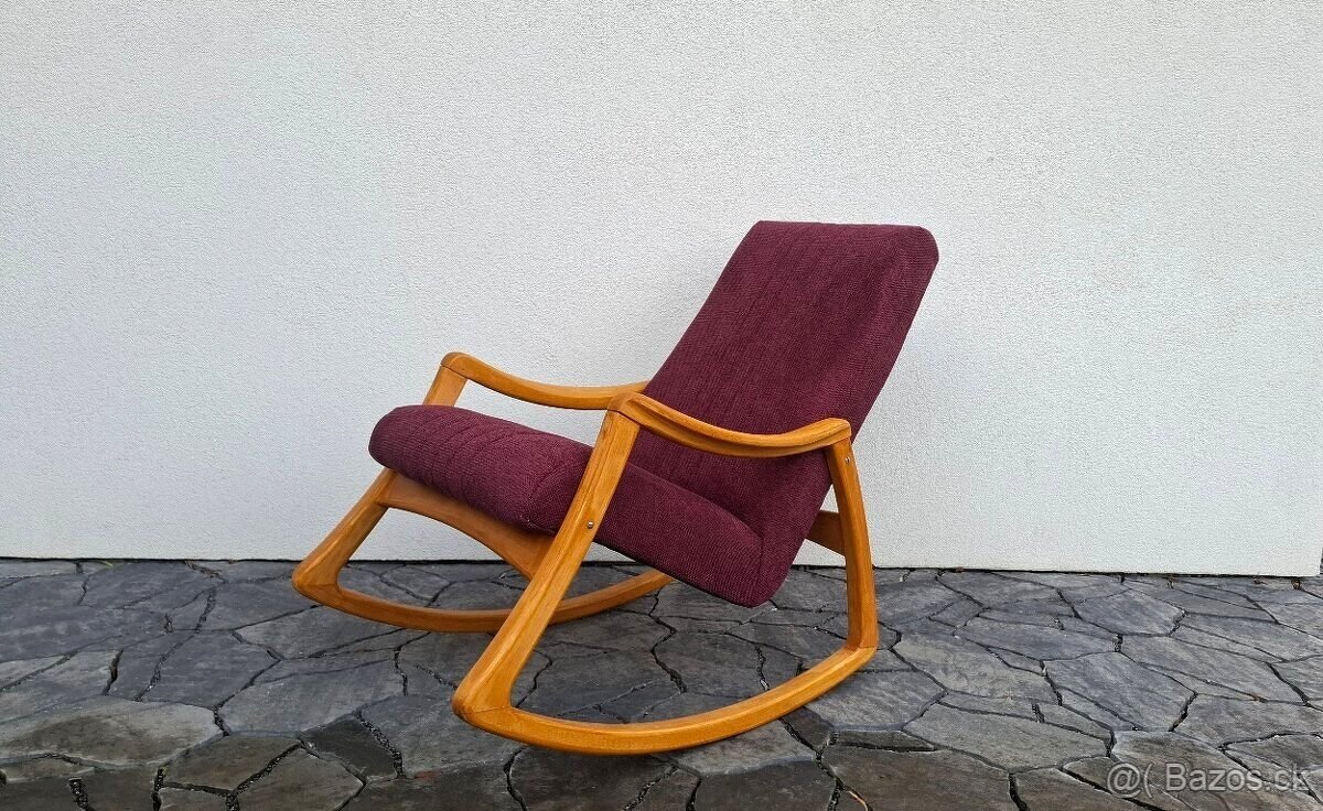 Retro designové houpací křeslo TON - 7