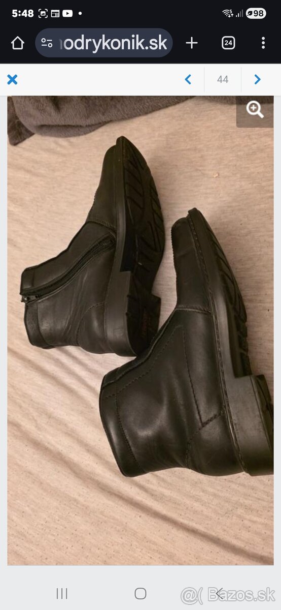 Rikier panske zateplene čižmy 40ky - 7