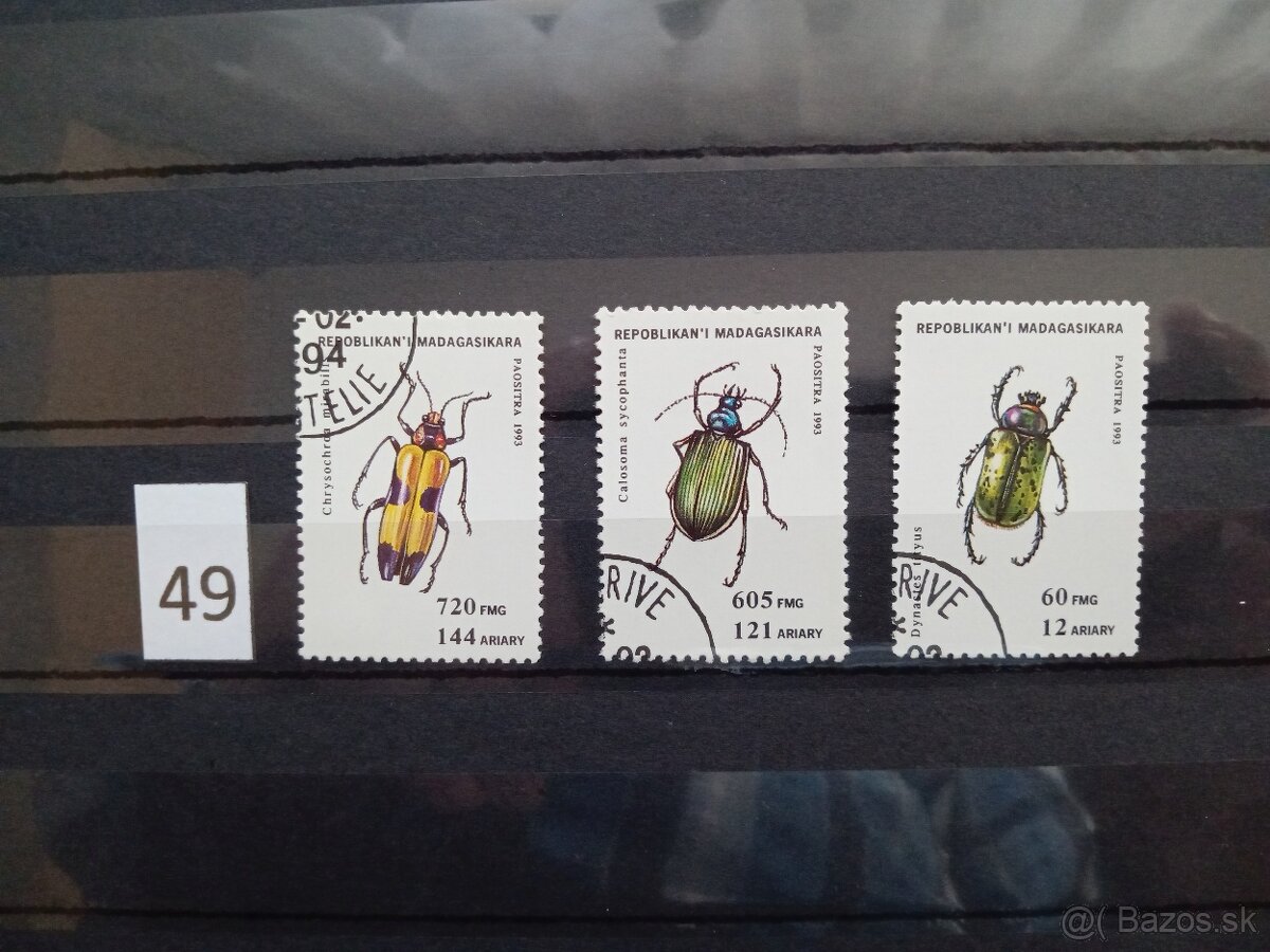 Poštové známky č.473 - AFRIKA III. - 20 sérií - 7