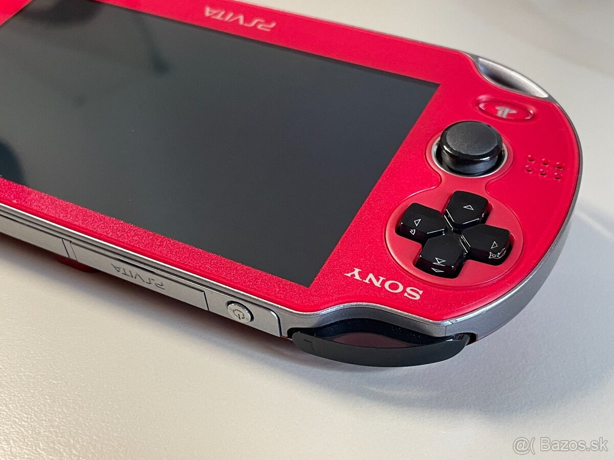 PS Vita Cosmic Red OLED 256 GB 5000 hier - TOP STAV - 7