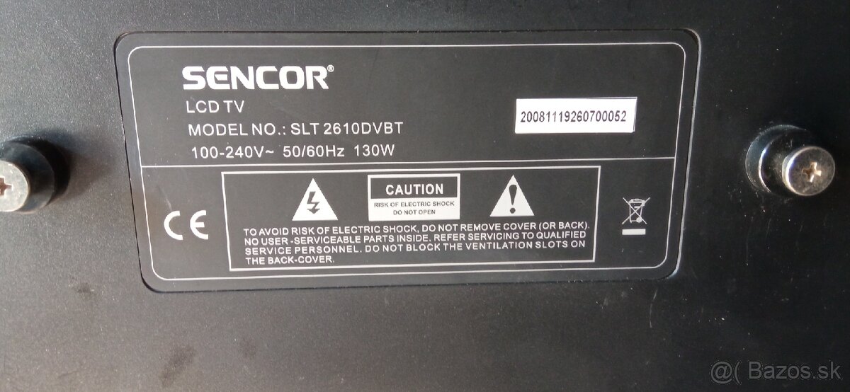 Predam TV LCD Sencor 26 palcy SLT 2610DVBT - 7