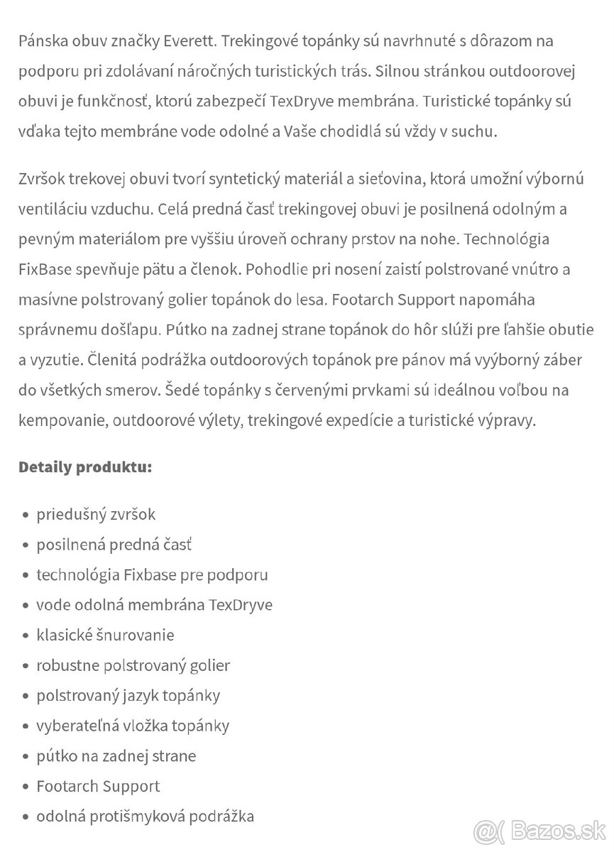 Pánska trekova obuv Everett - 7