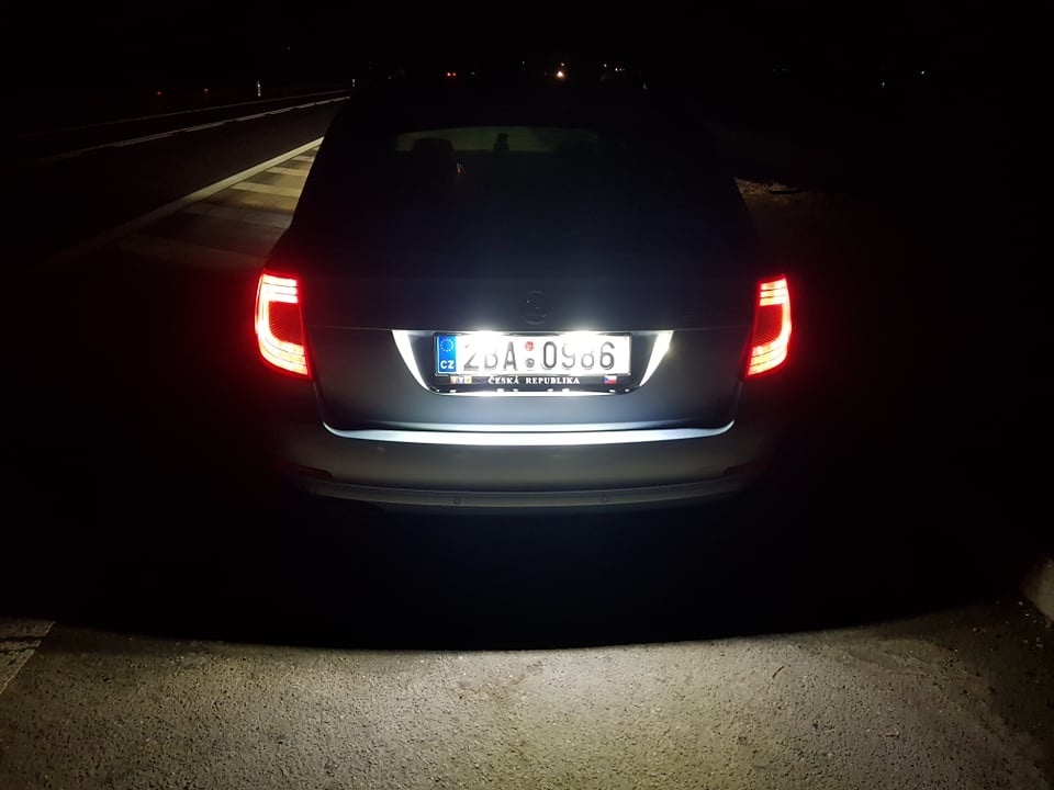 LED OSVETLENIE ZNAKCY SPZ EVIDENCNEHO CISLA - 7