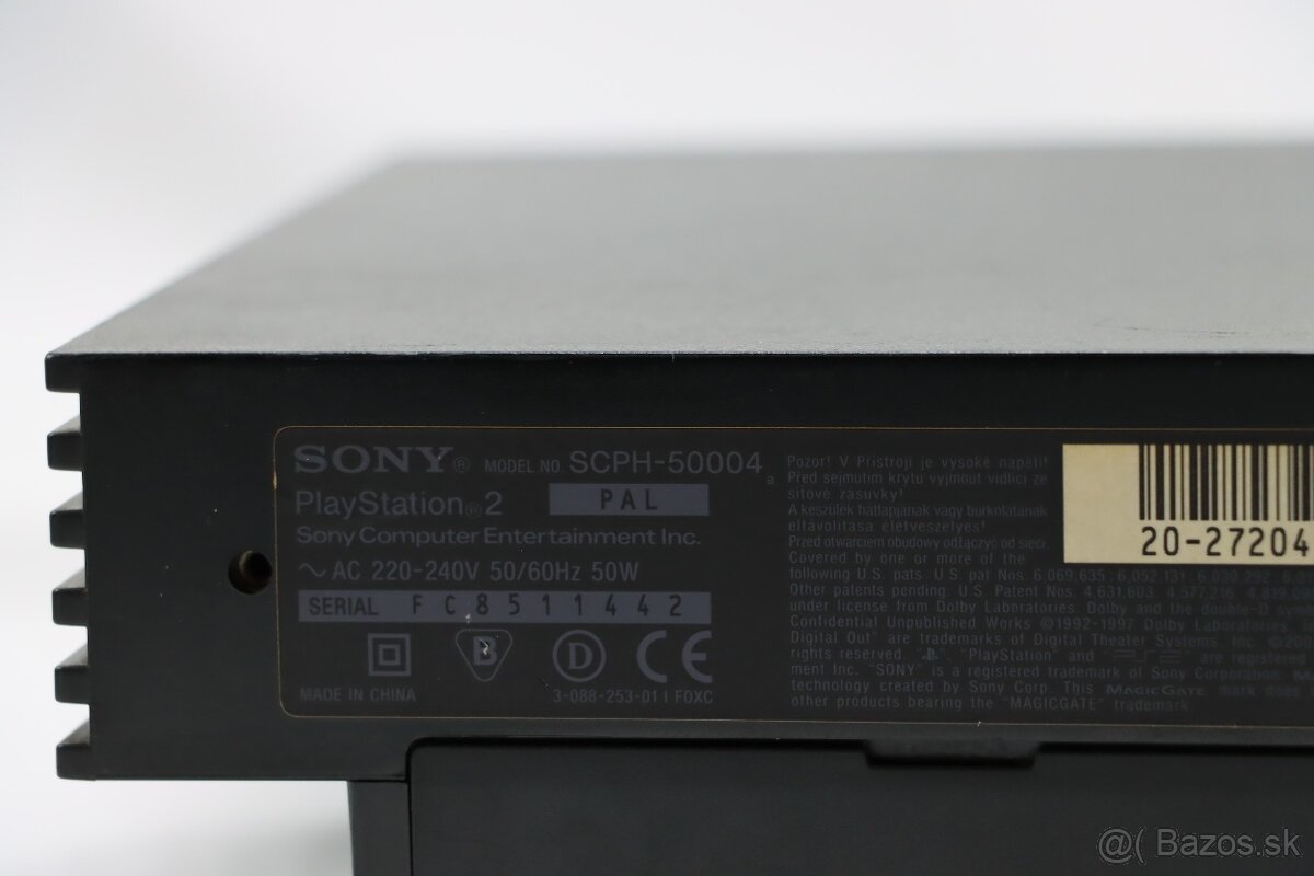 PS2 FAT SCPH-50004 + FMCB 1.8 karta + káble - 7