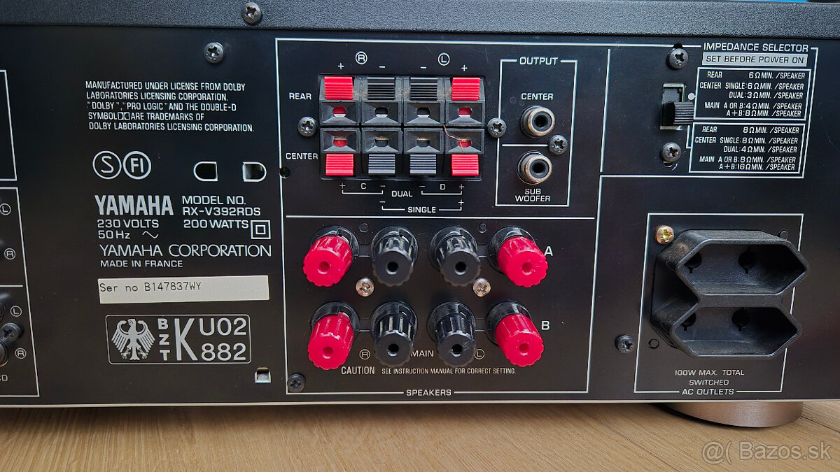 Receiver 5.1 Yamaha RX-V392RDS - 7