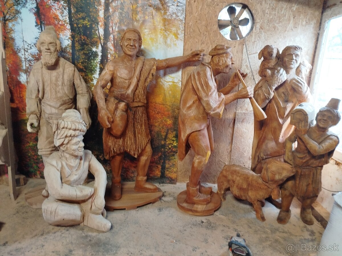 veľký drevený Betlehem - 7