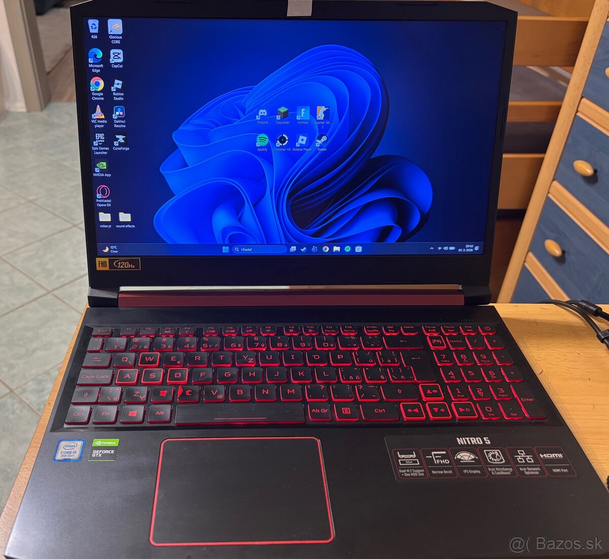 Notebook Acer nitro 5 - 7