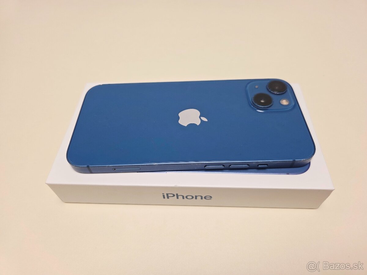 Predám Apple iphone 13 128gb BLUE ,BATÉRIA 100% - 7