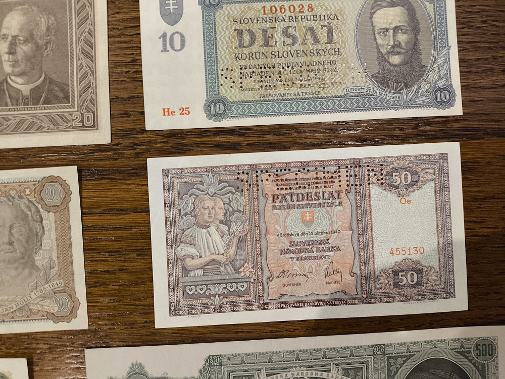 ☀️ BANKOVKY z obdobia SLOVENSKÉHO ŠTÁTU 1939 - 1945 ☀️ - 7