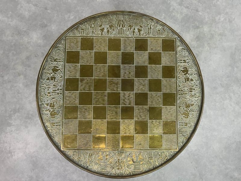 Art deco šachový stolík - 7