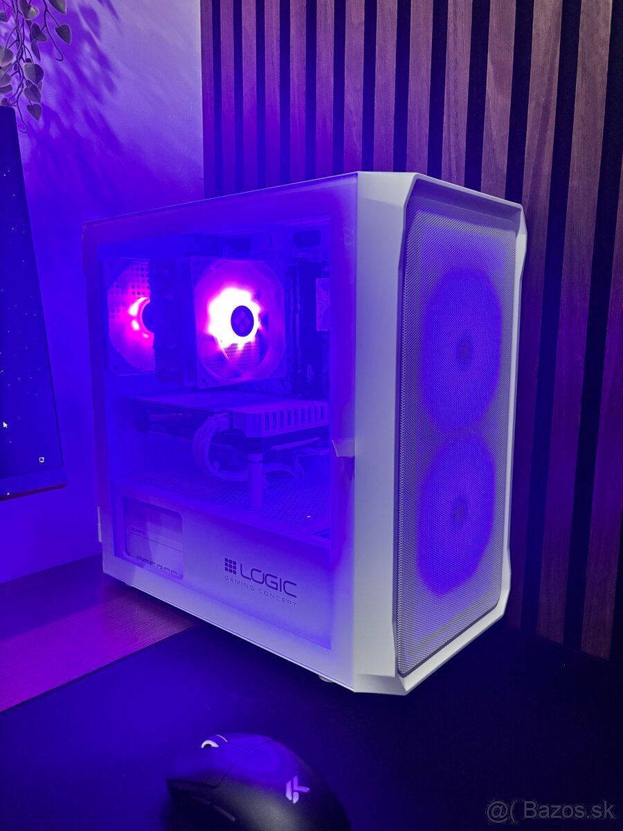 BUDGET BIELY HERNÝ PC - Ryzen 7 / 1660Ti / 16GB - 7