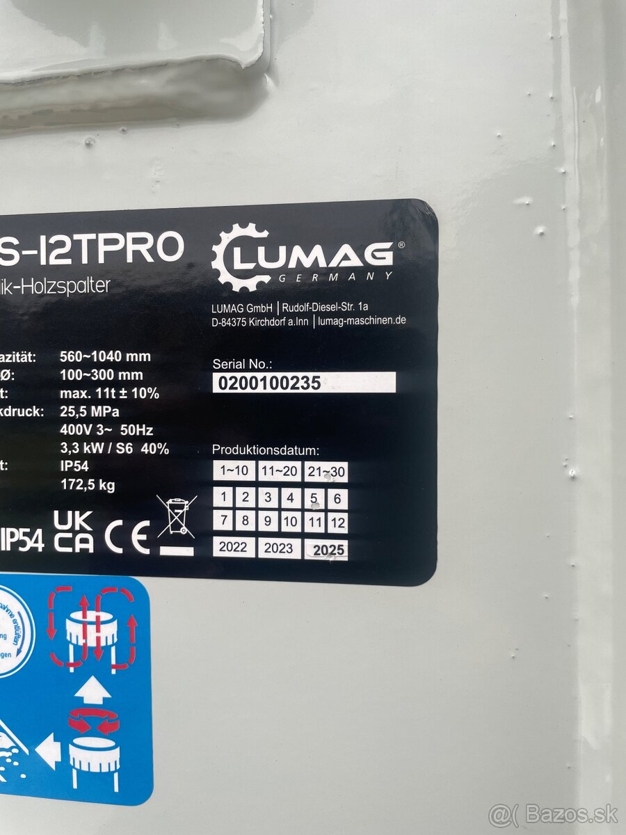 Štiepačka dreva, sekáč 12 ton, dovoz Nórsko 2025, ŠPECIÁLNA - 7