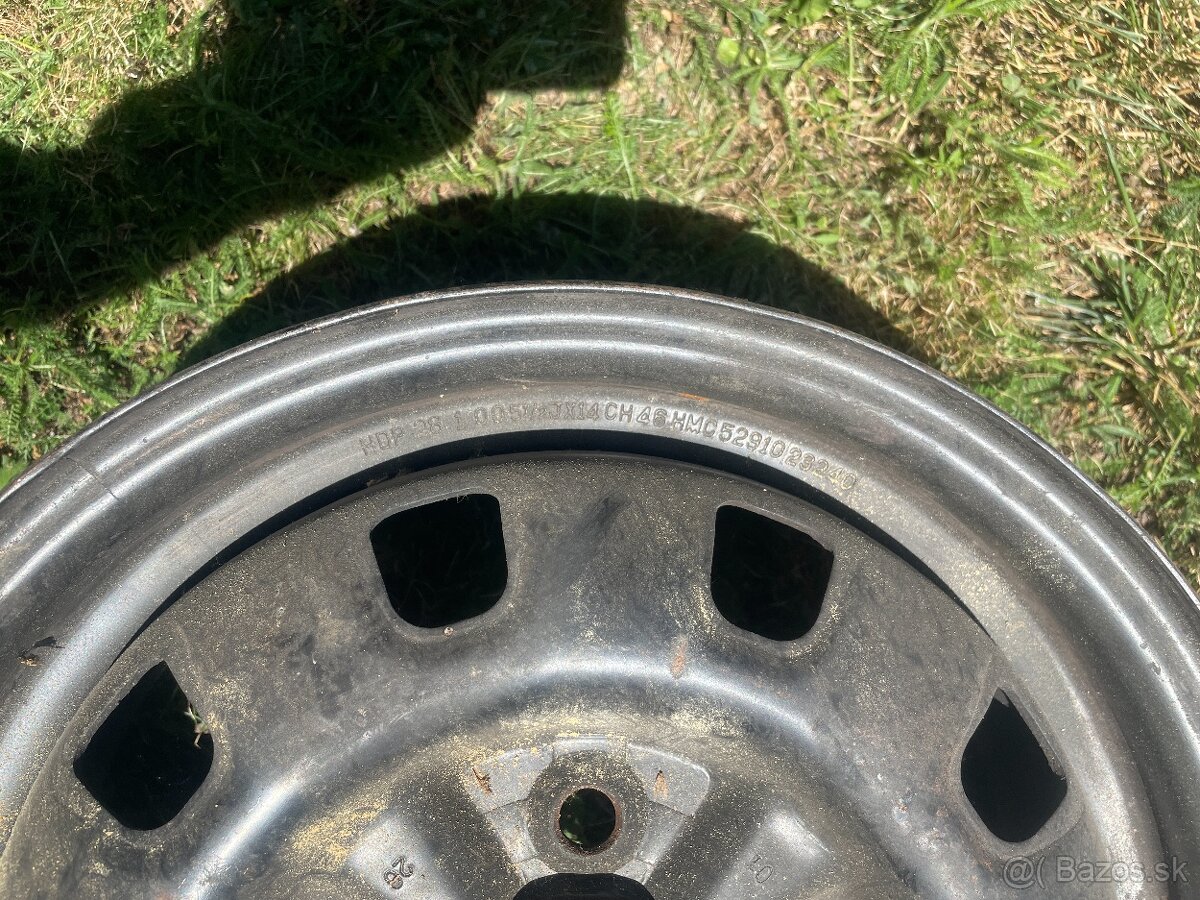 Na predaj: 2x Oceľové disky 14" –4x100-Renault, Dacia a iné - 7